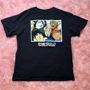 Anime Graphic Black T-Shirt